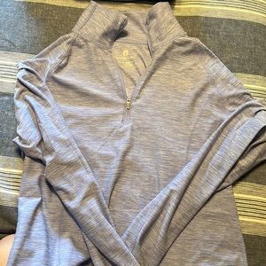 Old Navy Purple Fitted quarter zip sweatshirt - Size Large